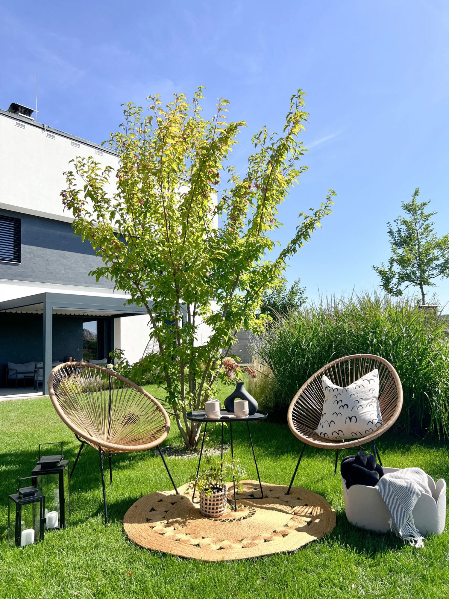 Conjunto De 2 Sillas De Balcón De Ratán Beige/natural/negro ACAPULCO II 5 Conjunto De 2 Sillas De Balcón De Ratán Beige/natural/negro ACAPULCO II - Imagen 3