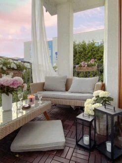 Conjunto De Jardín 4 Plazas De Ratán Color Natural VITTORIA 16 Conjunto De Jardín 4 Plazas De Ratán Color Natural VITTORIA -Beliani undef src sa picid 828682 type whitesh image