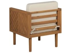 Conjunto De Jardín De 4 Plazas De Acacia Madera Clara/blanco Crema BARATTI 16 Conjunto De Jardín De 4 Plazas De Acacia Madera Clara/blanco Crema BARATTI -Beliani undef src sa picid 830594 type whitesh image