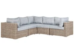 Conjunto De Jardín En Ratán Marrón Para 6 Personas Derecho CONTARE 16 Conjunto De Jardín En Ratán Marrón Para 6 Personas Derecho CONTARE -Beliani undef src sa picid 833465 type whitesh image