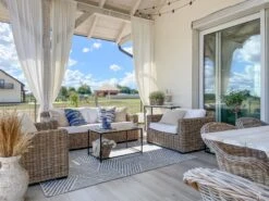 Conjunto De Jardín De Ratán Natural/blanco Crema ARDEA 20 Conjunto De Jardín De Ratán Natural/blanco Crema ARDEA -Beliani undef src sa picid 834438 type whitesh image