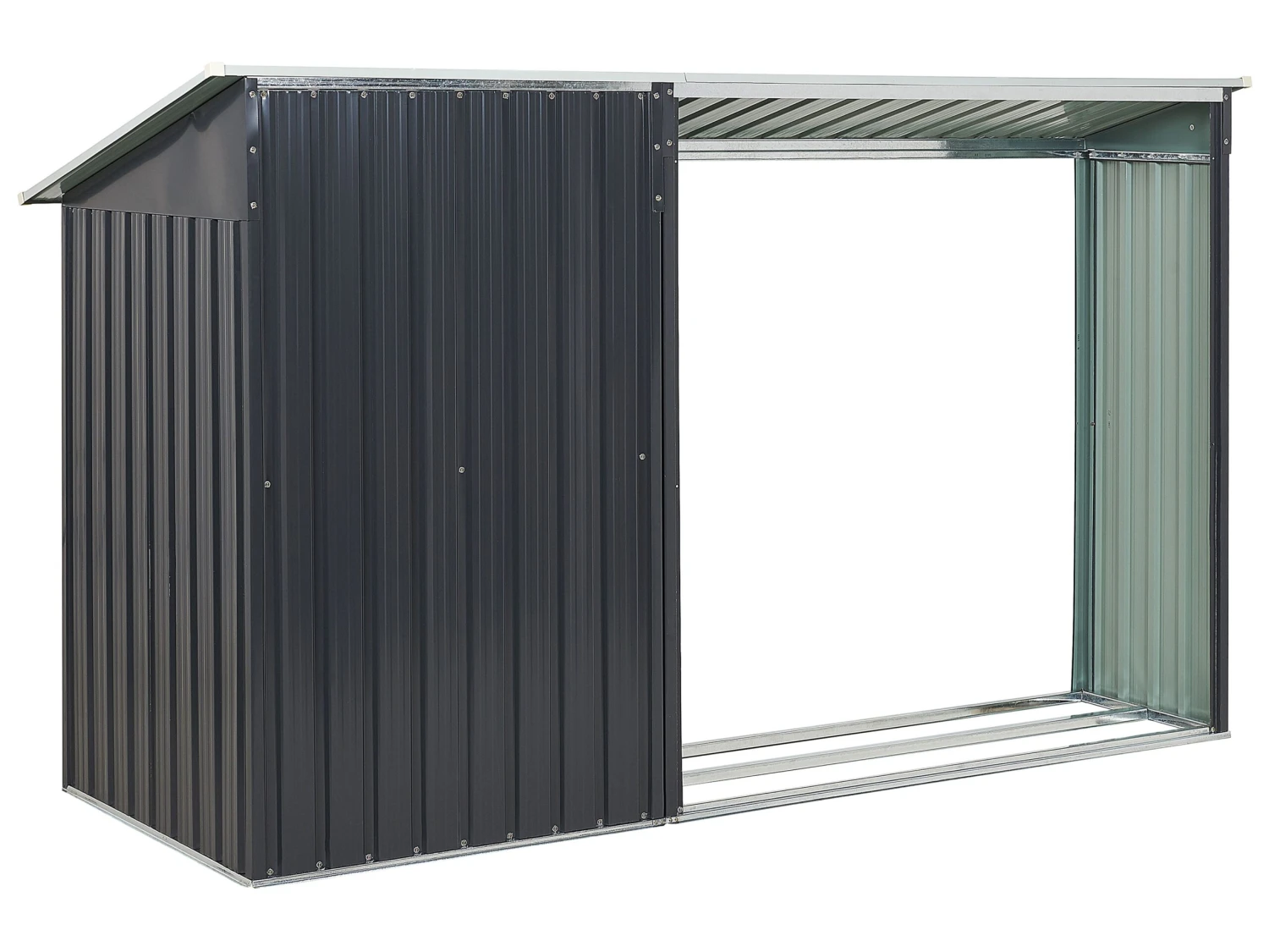 Cobertizo De Jardín De Metal Gris Grafito 158 Cm AOSTA 9 Cobertizo De Jardín De Metal Gris Grafito 158 Cm AOSTA - Imagen 7