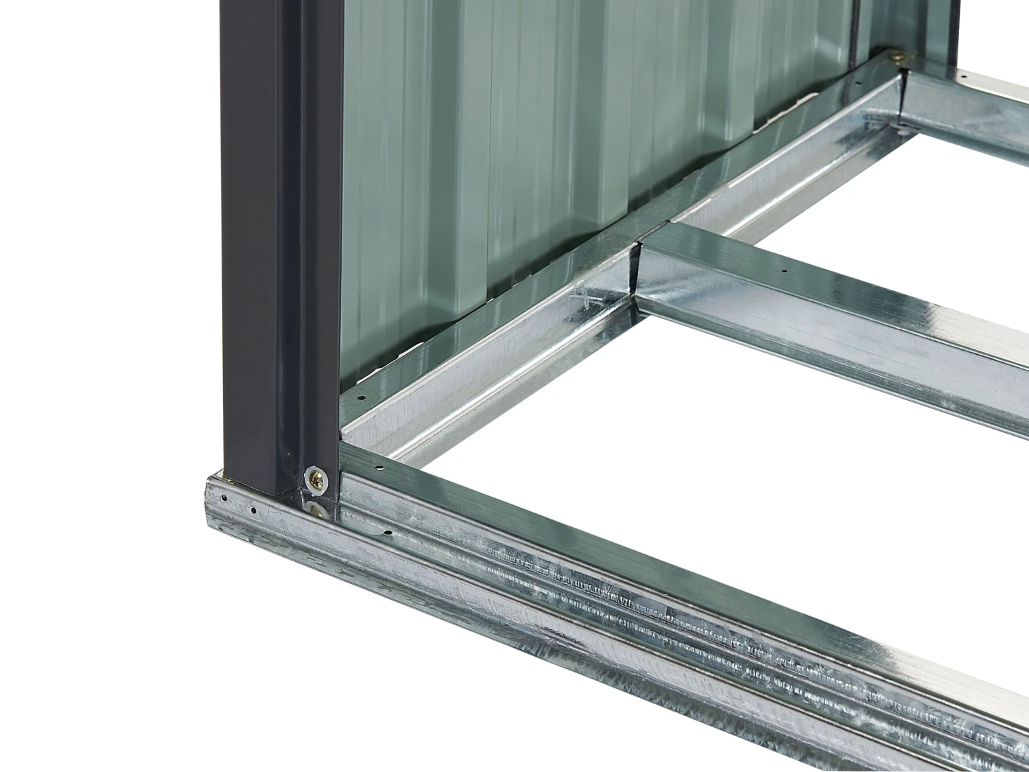 Cobertizo De Jardín De Metal Gris Grafito 158 Cm AOSTA 12 Cobertizo De Jardín De Metal Gris Grafito 158 Cm AOSTA - Imagen 10