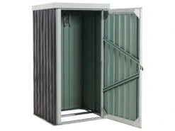 Cobertizo De Jardín De Metal Gris Grafito/blanco Crema 180 Cm UMBRIA 16 Cobertizo De Jardín De Metal Gris Grafito/blanco Crema 180 Cm UMBRIA -Beliani undef src sa picid 835762 type whitesh image