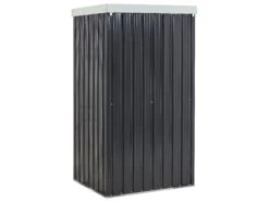 Cobertizo De Jardín De Metal Gris Grafito/blanco Crema 180 Cm UMBRIA 18 Cobertizo De Jardín De Metal Gris Grafito/blanco Crema 180 Cm UMBRIA -Beliani undef src sa picid 835764 type whitesh image