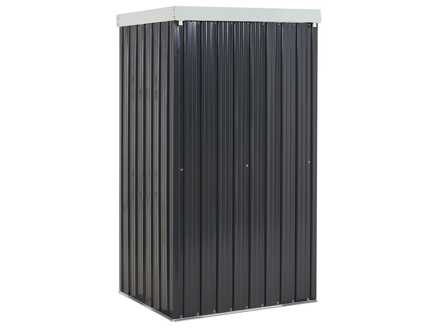 Cobertizo De Jardín De Metal Gris Grafito/blanco Crema 180 Cm UMBRIA 9 Cobertizo De Jardín De Metal Gris Grafito/blanco Crema 180 Cm UMBRIA - Imagen 7