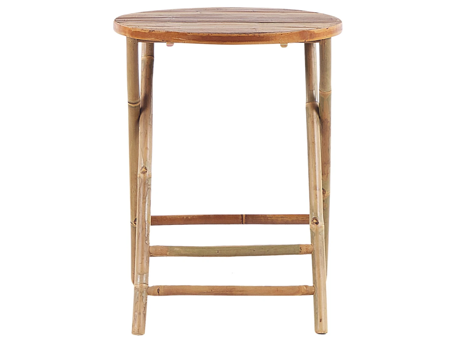 Conjunto De Balcón 2 Plazas De Madera De Bambú Clara/blanco Crema SAVALLETRI 9 Conjunto De Balcón 2 Plazas De Madera De Bambú Clara/blanco Crema SAVALLETRI - Imagen 7