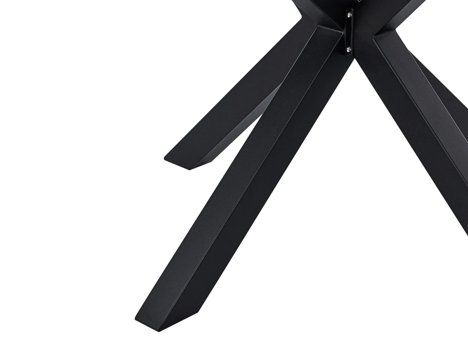 Mesa De Jardín De Metal Negro ⌀ 120 Cm MALETTO 7 Mesa De Jardín De Metal Negro ⌀ 120 Cm MALETTO - Imagen 5