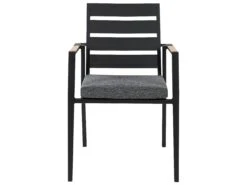 Conjunto De Comedor 4 Plazas De Metal Negro/gris/madera Clara OLMETTO/TAVIANO 18 Conjunto De Comedor 4 Plazas De Metal Negro/gris/madera Clara OLMETTO/TAVIANO -Beliani undef src sa picid 846069 type whitesh image